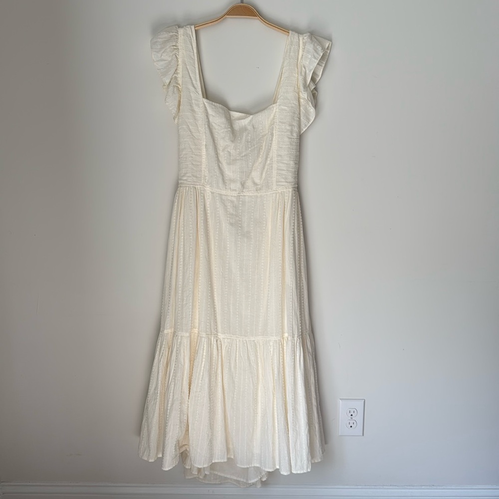 Madewell Cream Midi/Maxi Dress – Size XL – NWT